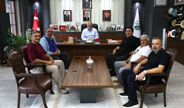 Başkan Gelgör Sinemacıları Ağırladı