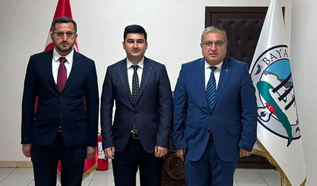Başkan Ünlü’den Kaymakam Koç’a Hayırlı Olsun Ziyareti