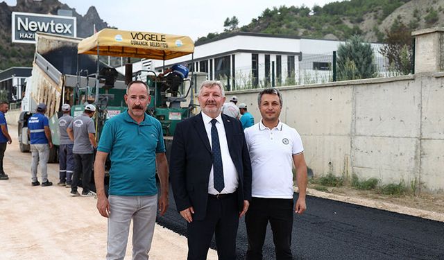 Gelgör Organizedeki Asfalt Çalışmalarını inceledi