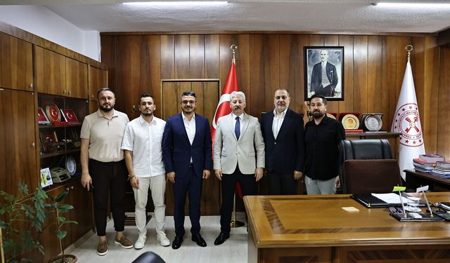 Arca Çorum FK Yönetiminden Defterdar Erkan Ciğer'e Ziyaret