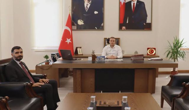 İlçe Müftüsünden Kaymakama Ziyaret