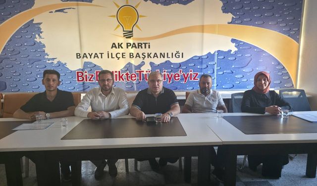 Bayat‘ta Aylık İstişare Toplantısı Yapıldı