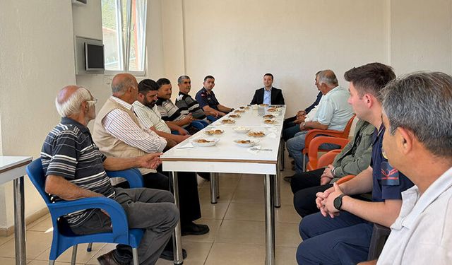 Kaymakam Şimşek, Köylerin Sorunlarını Not Aldı