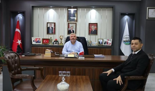 Başkan Gelgör, yeni atanan Orman İşletme Müdürü Cengiz Duman’ı kabul etti