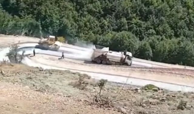 Karalargüney Köyü Yolu Asfaltlandı