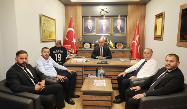 Alaca Ülkü Ocaklarına Hayırlı Olsun Ziyareti