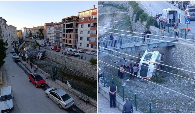 Diyaliz Aracı Dereye Uçtu, Yaralılar Var