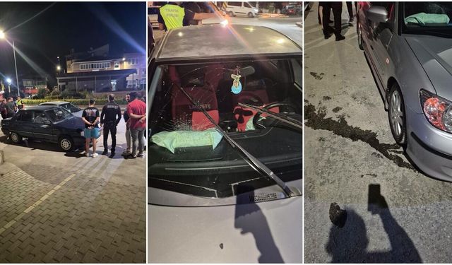 Çukura Giren Otomobil Perte Çıktı!
