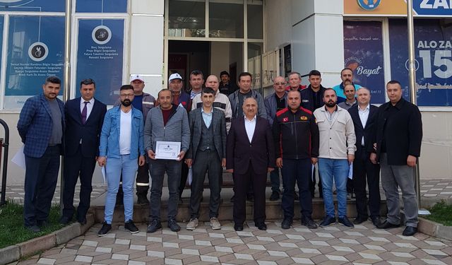 Başkan Ünlü’den Deprem Bölgesinden Dönen Personele Teşekkür Belgesi