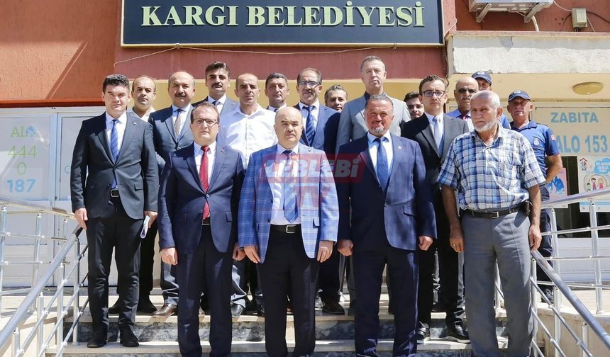 Vali Dağlı, Kaymakam Aksoy ve Başkan Dereli’yi Ziyaret Etti