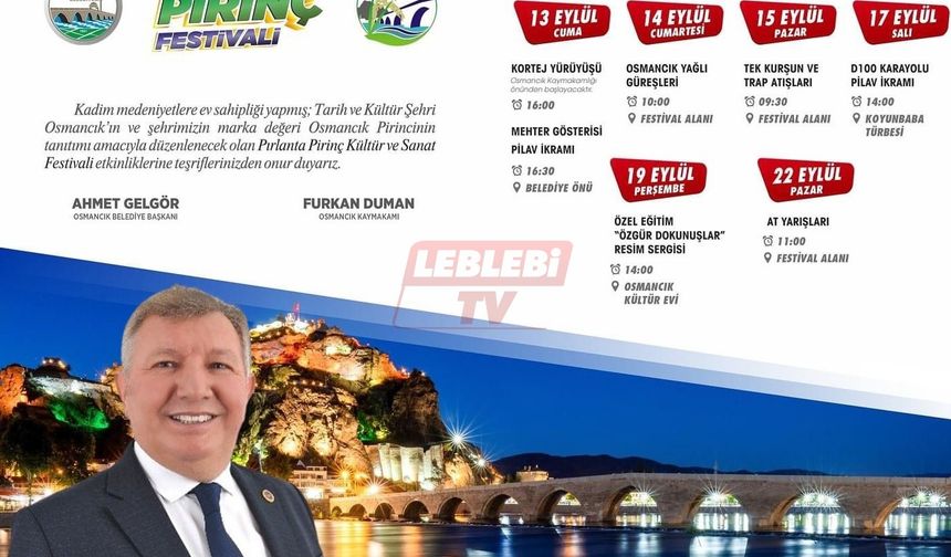 Gelgör, “Pırlanta Pirinç Kültür Ve Sanat Festivaline Tüm Halkımızı Davet Ediyoruz”