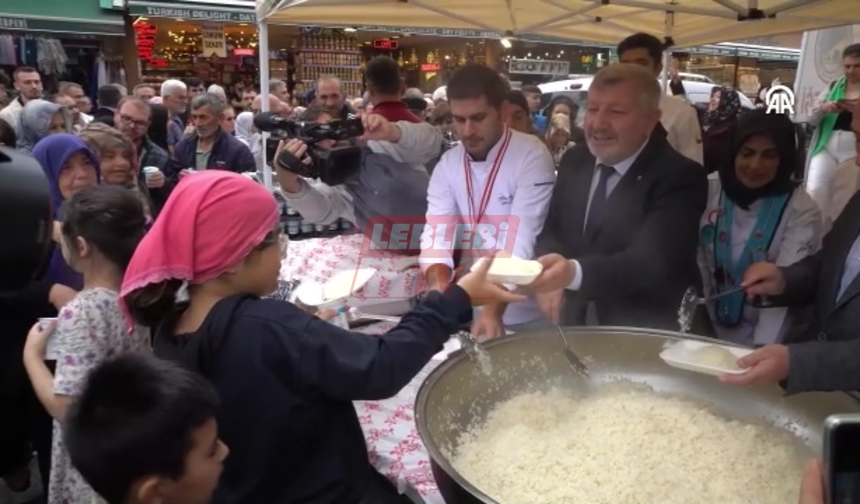 Osmancık Pirinci, İstanbul'da "Pilav Günü" İle Tanıtıldı