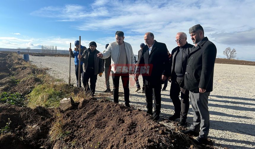 Başkan Arslan Veli Çayırı Etrafındaki Ağaçlandırma Çalışmalarını İnceledi