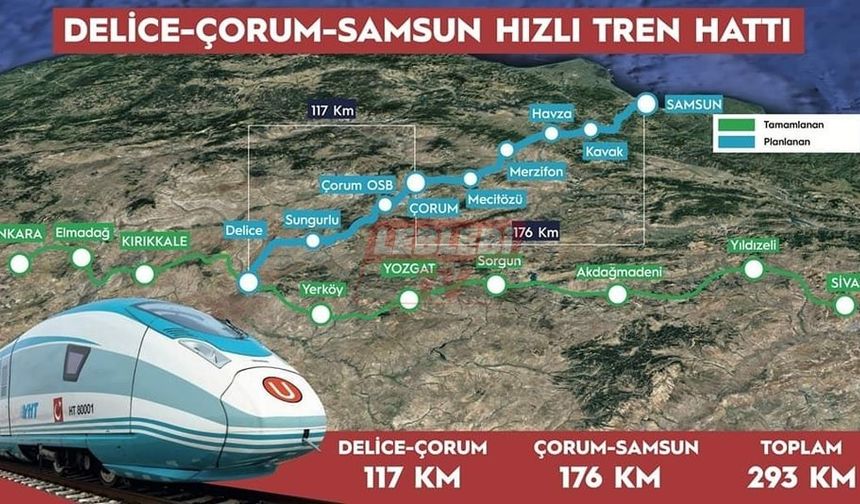 Hızlı Trende İstasyon Noktaları Belli Oldu