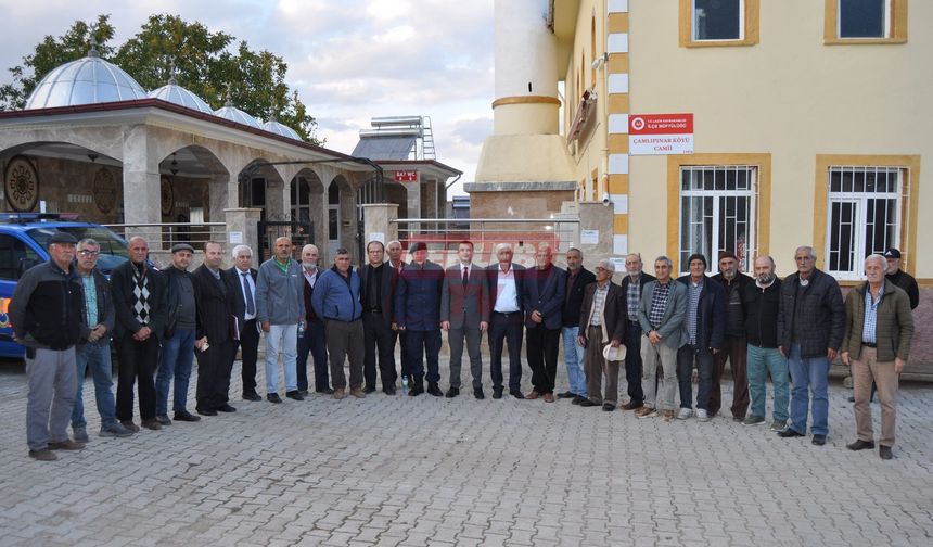 Laçin Kaymakamı Emre Konak Köyleri Ziyaret Etti