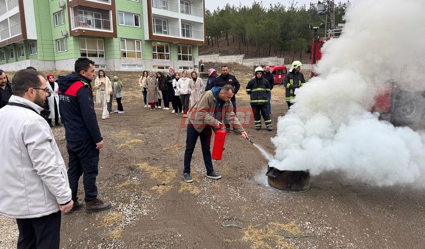 Osmancık'ta Huzurevi Personeline Afet Farkındalık Eğitimi Verildi