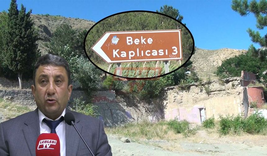 Beke Kaplıcaları Turizme Görsel Olarak Açılacak, Suyu Yeni Tesislere Taşınacak!