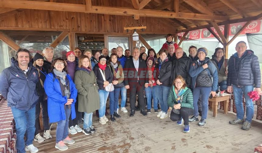 Boğazkale, İtalyan Turist Grubunu Ağırladı