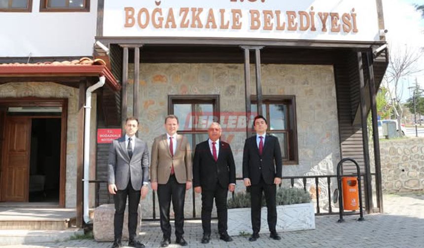 Cumhuriyet Savcıları Boğazkale Belediyesi'ni Ziyaret Etti