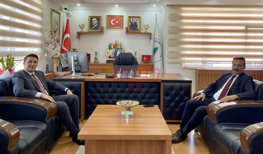 Kaymakam Haydaroğlu’ndan, Başkan Remzi Torun’a İade-i Ziyaret