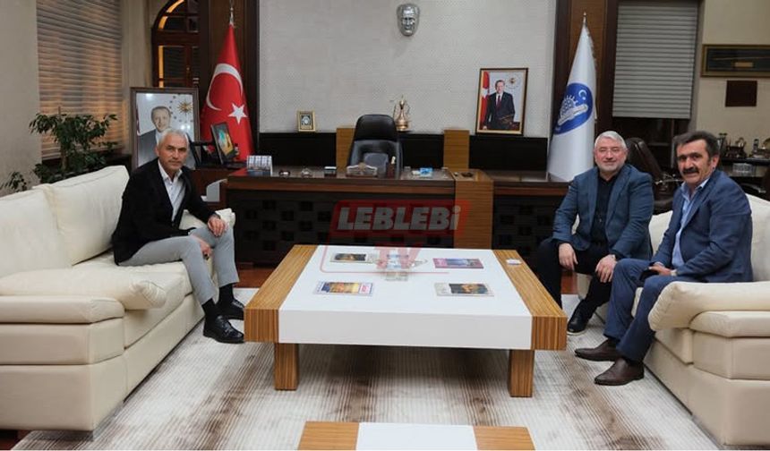 Mecitözü Belediye Başkanı Aylar, Başkan Aşgın’ı Ziyaret Etti