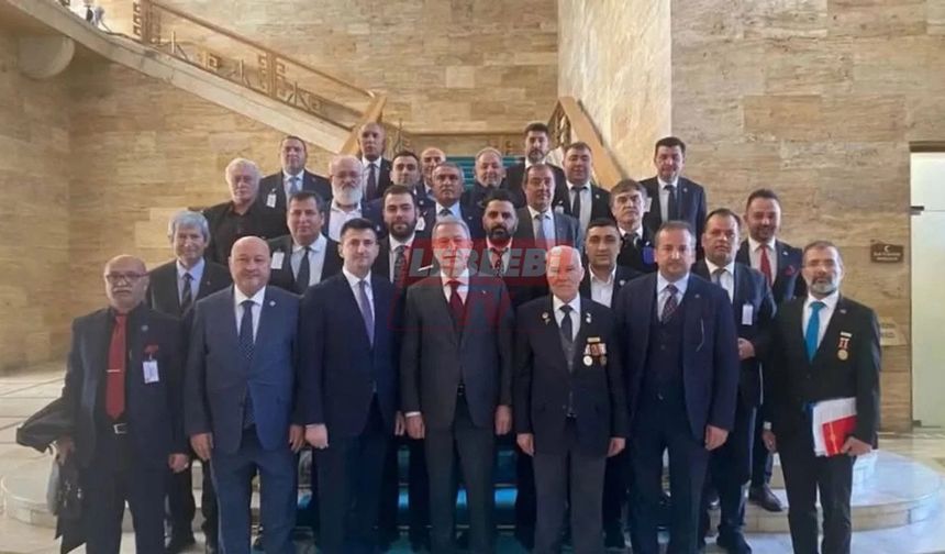 Alaca Şehit Yakınları Ve Gaziler Derneği’nden Hulusi Akar’a Ziyaret