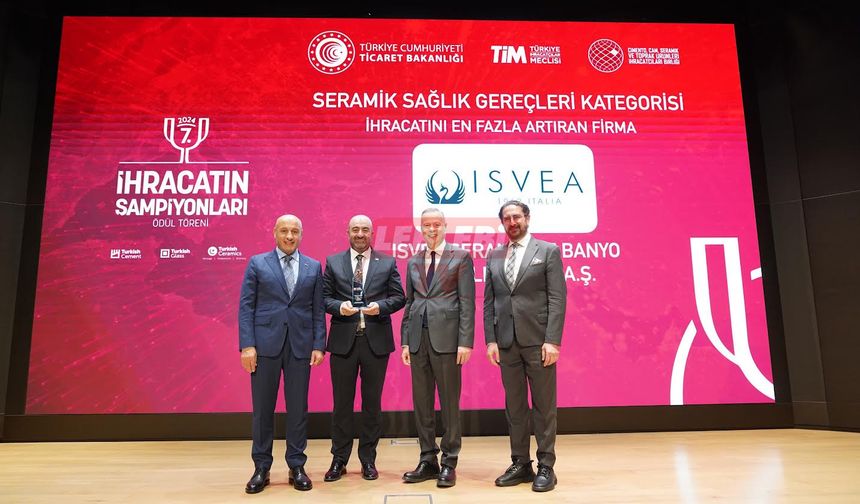 İSVEA Vitrifiye Seramikte İhracatını En Fazla Artıran Firma Oldu
