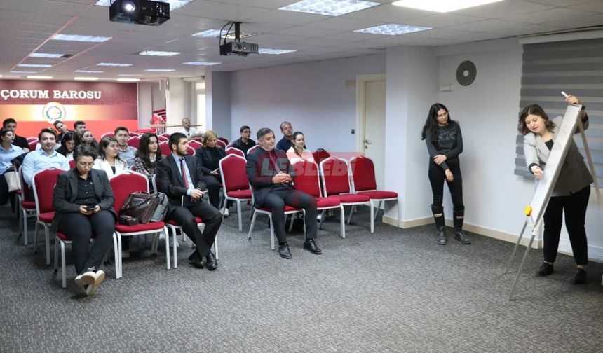 Stajer Avukatlara Uyuşturucu Suçları Eğitimi Verildi