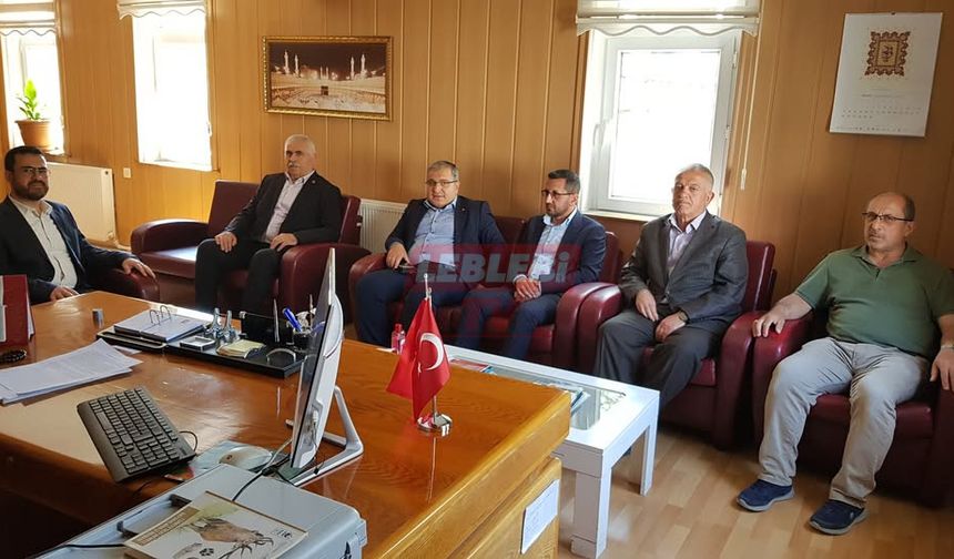Başkan Ünlü, İlçeye Yeni Atanan Müftü Doğan’ı Ziyaret etti