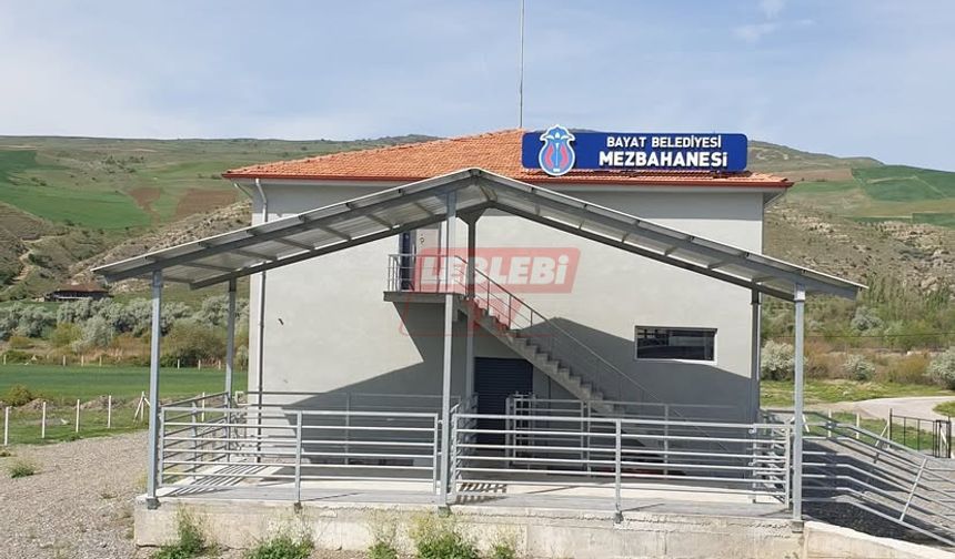 Bayat Belediye Mezbahanesi Kurban Kesimi İçin Hazırlıklara Başladı