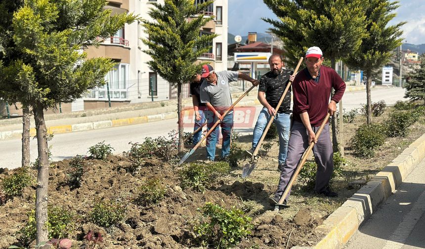 İskilip Belediyesi Peyzaj Çalışmalarına Başladı