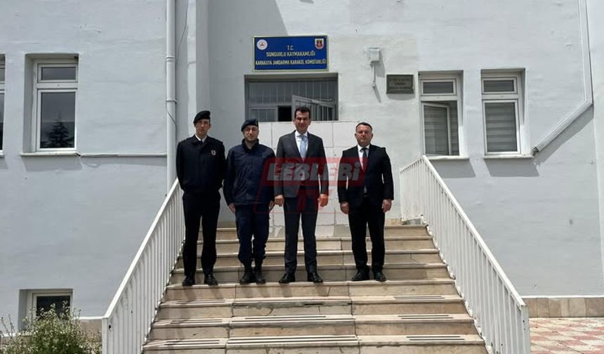 Kaymakam Köksal Karakaya Köyü ve Jandarma Karakolunu Ziyaret Etti