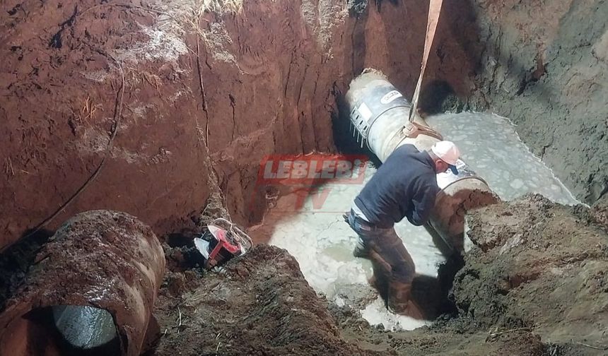 Patlayan Boru Nedeniyle Osmancık’ta Bazı Mahallelere Su Verilemedi