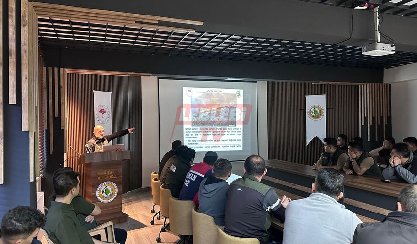 Kargı’da Orman Ve Kırsal Alan Yangını İle Mücadele Eğitimi Veriliyor