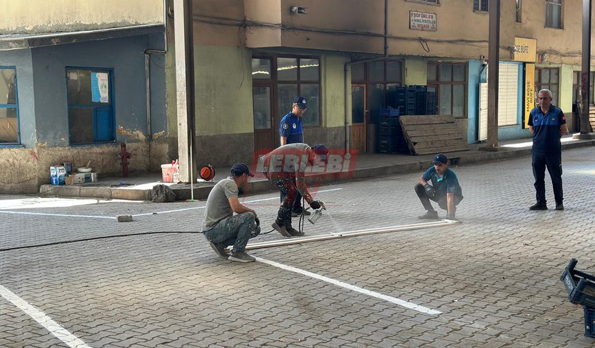 Kapalı Pazar Alanında Düzenleme Çalışmaları Tamamlandı