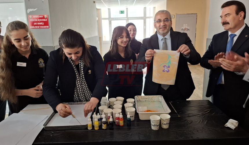 İnönü Anadolu Lisesi’nden Anlamlı Sanat Projesi: “Öğrencim, Öğretmenim”