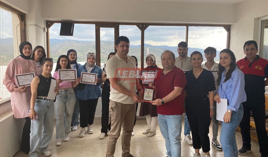 İş Sağlığı ve Güvenliği Eğitimini Tamamlayanlara Sertifikaları Verildi