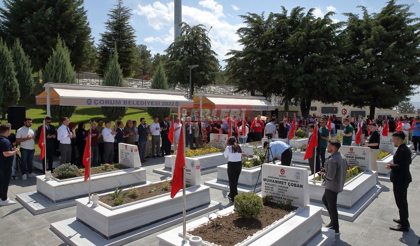 Çorum'da "Şehitlere Saygı Ve Vefa Yürüyüşü" Yapıldı