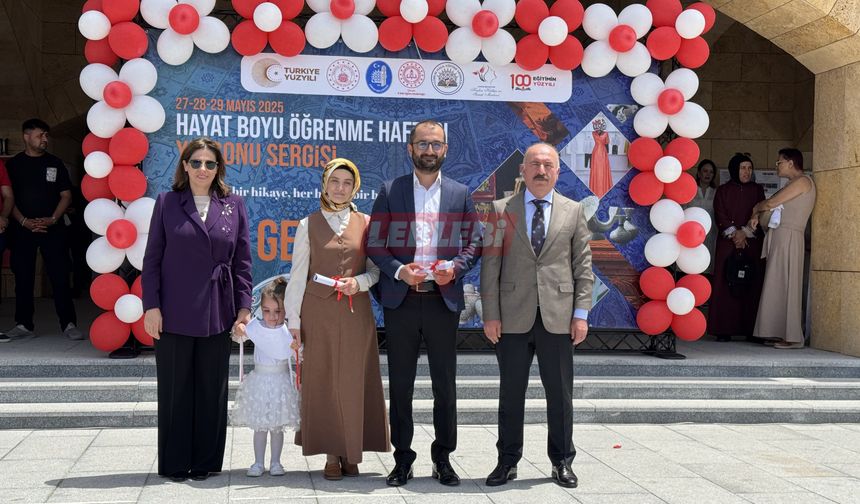 Çorum'da Hayat Boyu Öğrenme Sergisi Açıldı