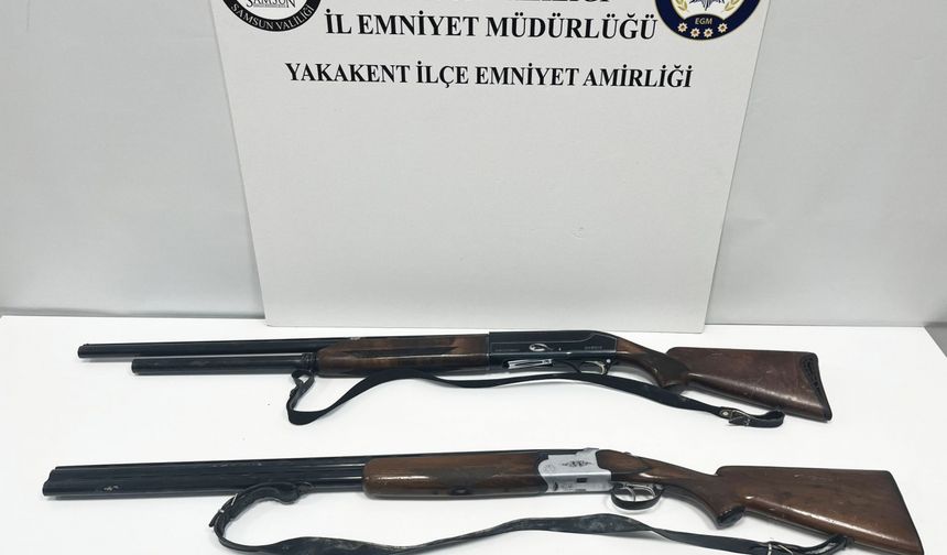 Ruhsatsız 2 Tüfek Ele Geçirildi