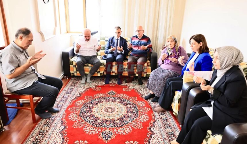 Vali Çalgan’dan Şehit Öğretmen’in Babannesine Anneler Günü Ziyareti