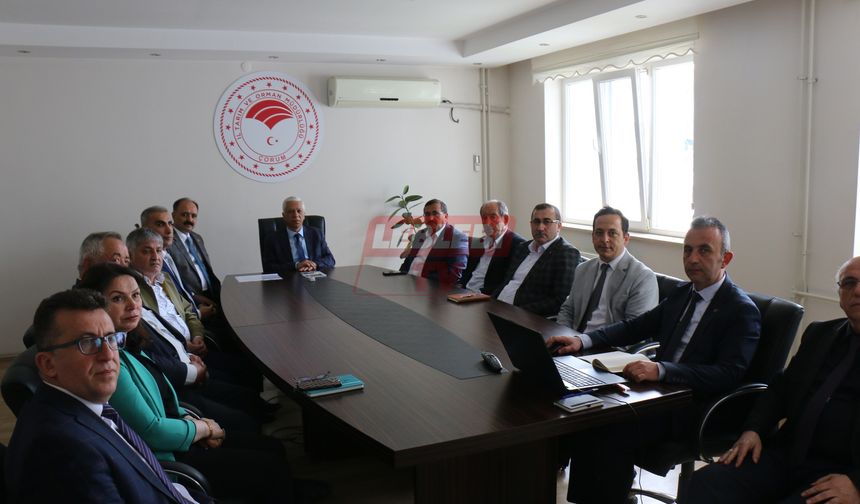 Çorum’un 3 Yıllık Bitkisel Üretimini Planladılar