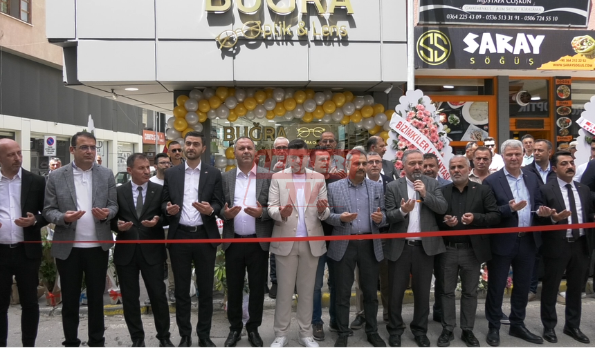 Buğra Optik&Lens Dualarla Hizmete Açıldı