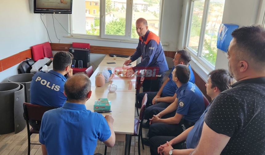 Mecitözü Emniyeti’ne AFAD Eğitimi Verildi
