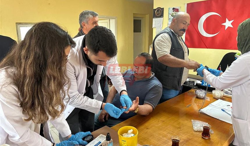 Karaca Köyünde Sağlık Taraması