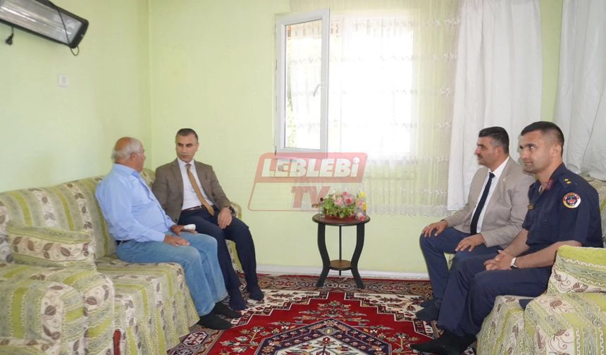 Kaymakam Duman Kıbrıs Gazisini Ziyaret Etti