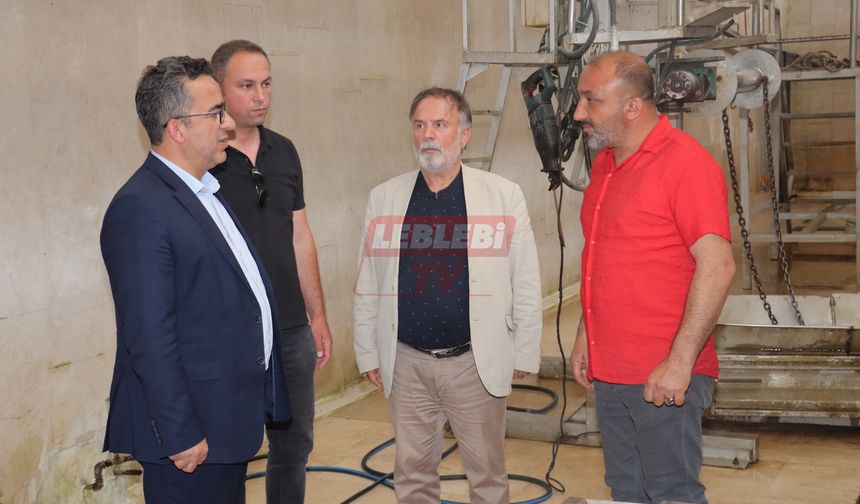 Sungurlu’da Mezbaha’ya İnceleme İtfaiye’ye Ziyaret