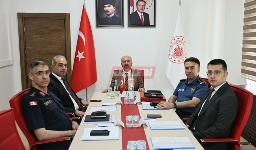 Genişletilmiş Asayiş Toplantısı Vali Çalgan Başkanlığında Gerçekleştirildi