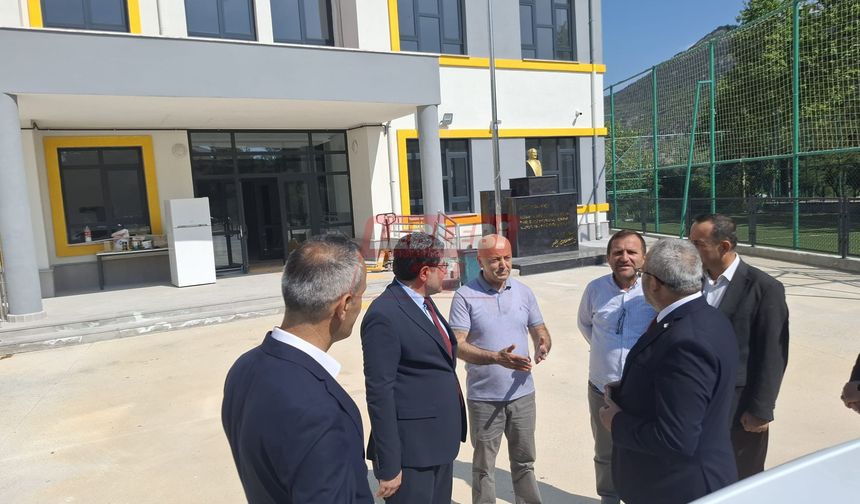 Milli Eğitim Müdürü Çağlar Laçin ÇPL’yi İnceledi