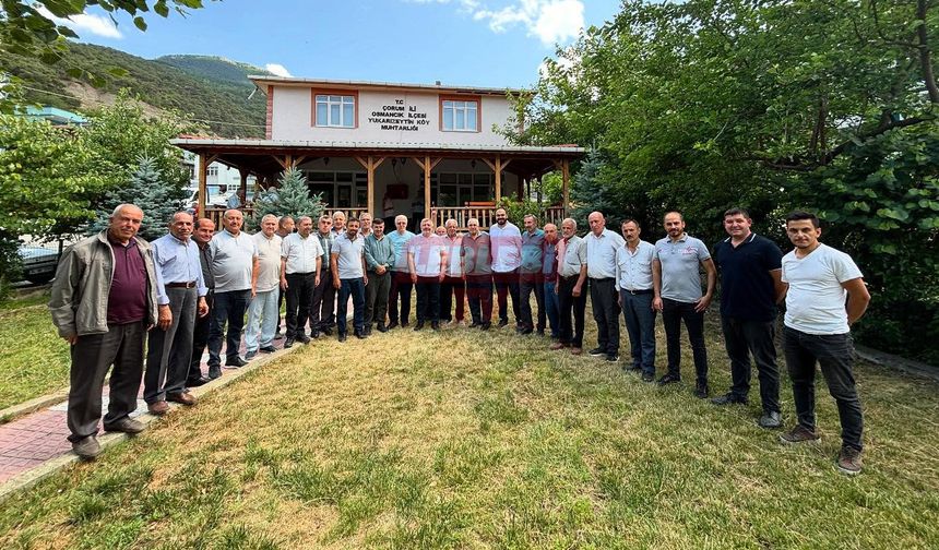 Başkan Gelgör Yukarızeytin’deki Yağmur Duasına Katıldı
